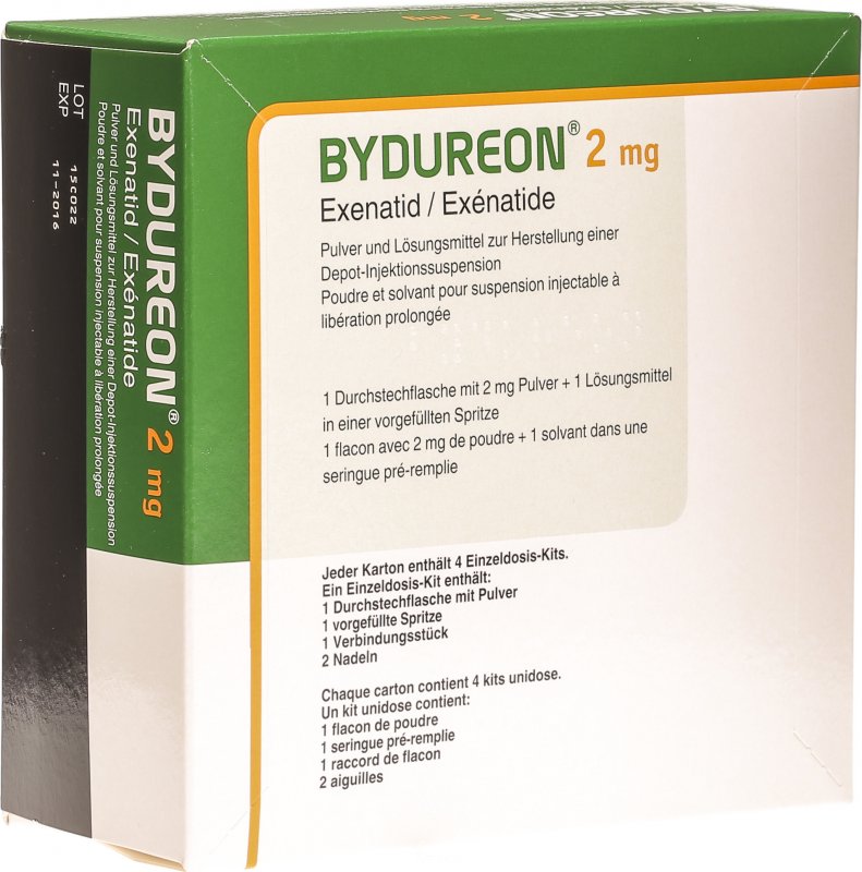 Bydureon 2mg Einzeldosis-Kit C Solv 4 Stück in der Adler Bydureon 2mg Einzeldosis-Kit C Solv 4 Stück in der Adler