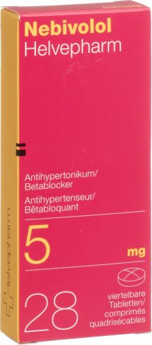 Nebivolol Helvepharm Tabletten 5mg 28 Stück in der Adler Apotheke