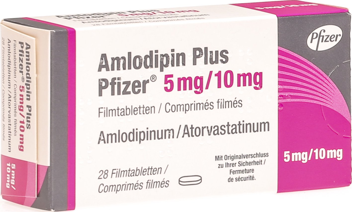 Amlodipin Plus Pfizer Filmtabletten 5/10mg 28 Stück in der Adler Apotheke
