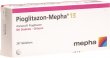 Pioglitazon Mepha Tabletten 15mg 28 Stück