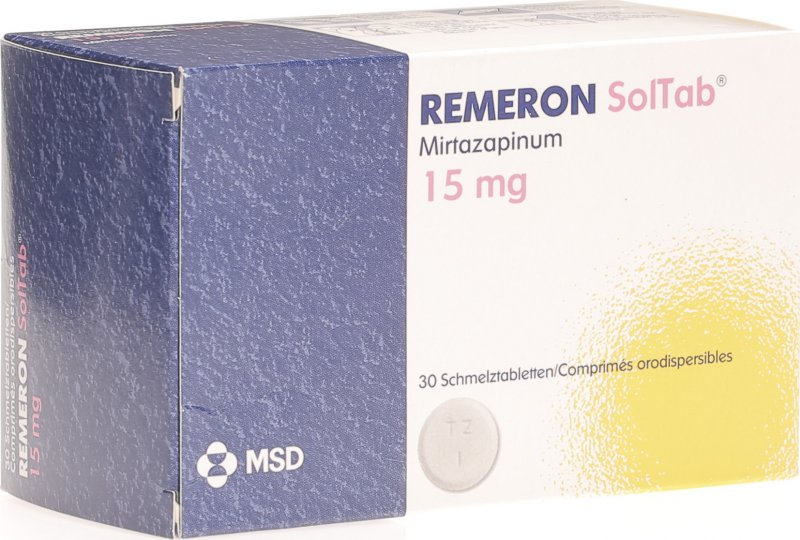 Remeron Soltab Schmelztabletten 15mg 30 Stück in der Adler Apotheke