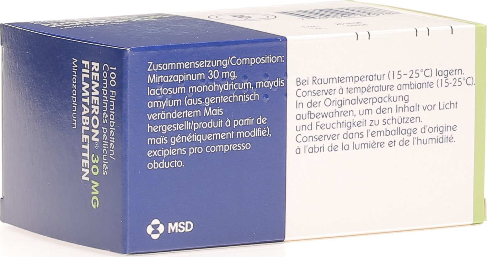 Remeron Tabletten 30mg 100 Stück in der Adler Apotheke