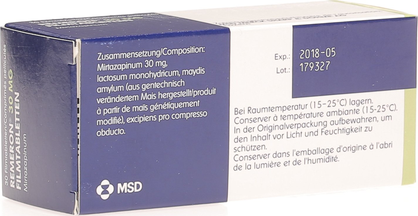 Remeron Tabletten 30mg 30 Stück in der Adler Apotheke