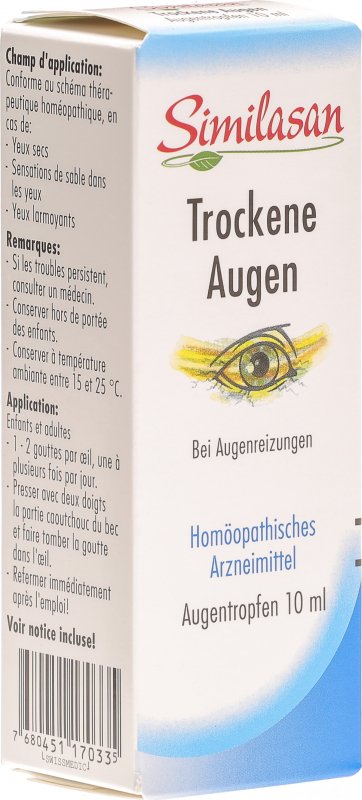 Similasan Trockene Augen Augentropfen 10ml in der Adler Apotheke
