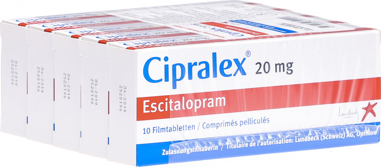 Cipralex Filmtabletten 20mg 5x 10 Stück in der Adler Apotheke