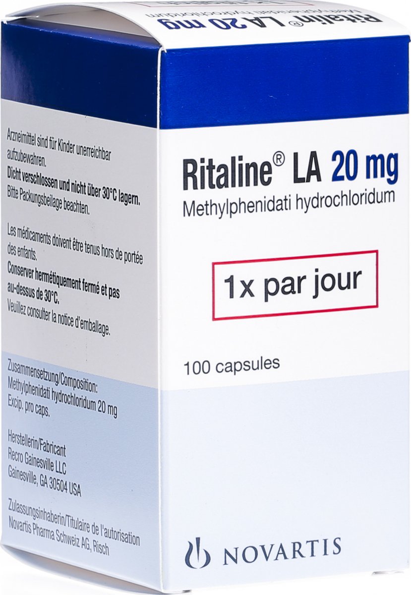 Ritalin La Kapseln 20mg 100 Stück in der Adler Apotheke