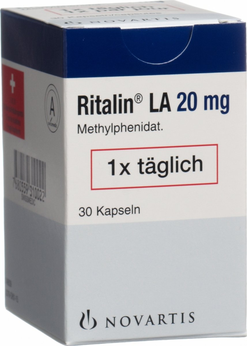 Ritalin La Kapseln 20mg 30 Stück in der Adler Apotheke