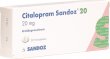 Citalopram Sandoz Filmtabletten 20mg 28 Stück