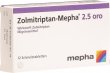 Zolmitriptan Mepha Oro Schmelztabletten 2.5mg 12 Stück