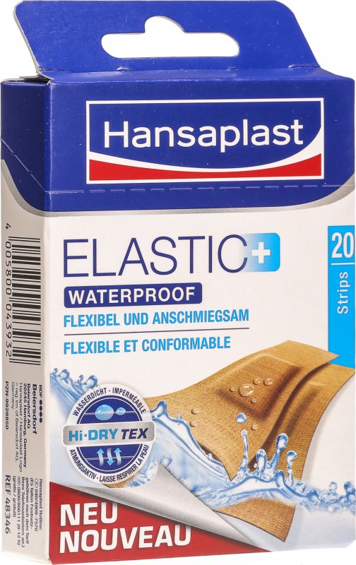 Hansaplast Elastic Waterproof Strips 20 Stück in der Adler Apotheke