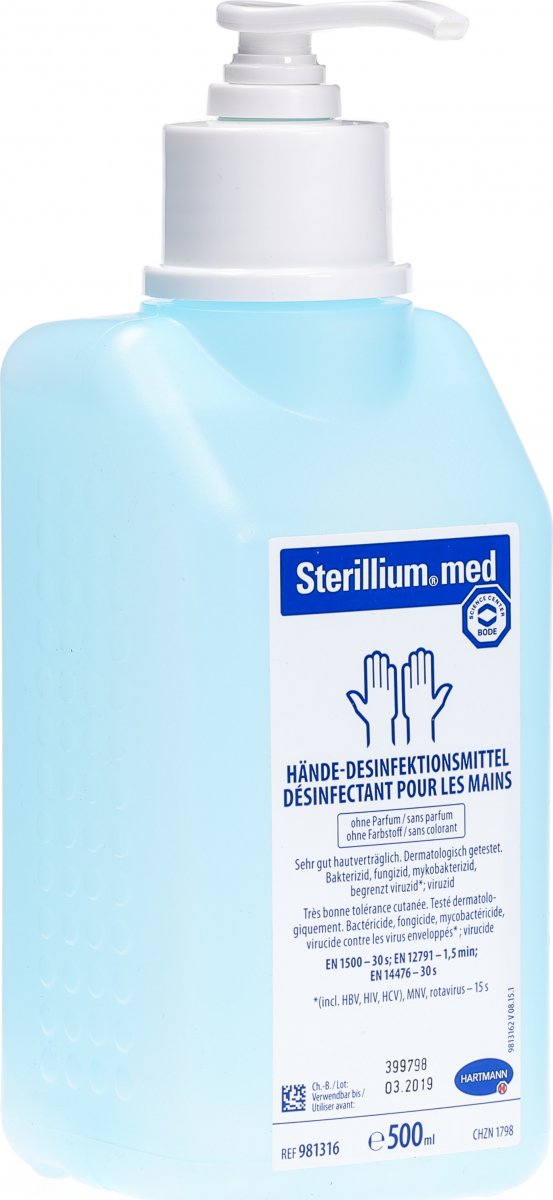 Sterillium Med Hände Desinfektionsmittel mit Pumpe 500ml