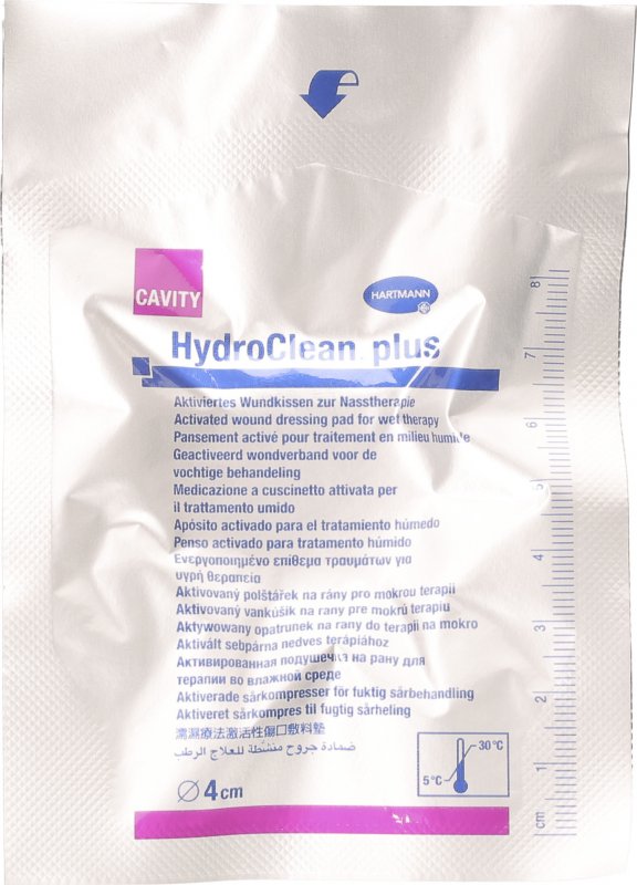 Hydroclean Plus Wundkissen 4cm Cavity 10 Stück in der Adler Apotheke