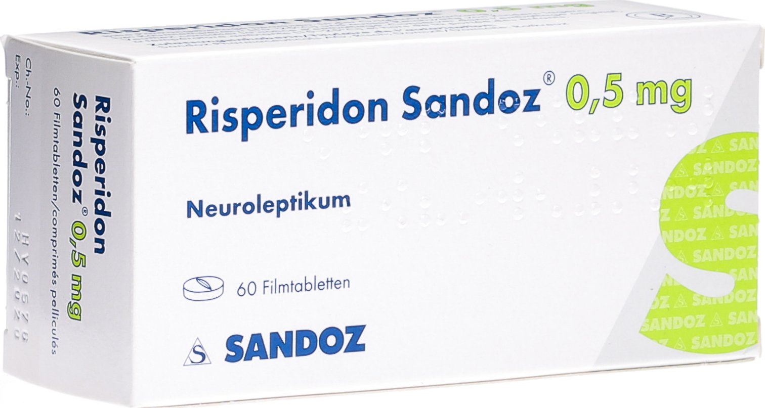 Risperidon Sandoz Filmtabletten 0.5mg 60 Stück in der Adler Apotheke
