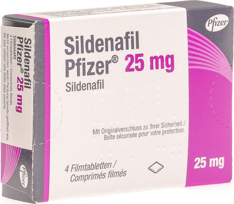 Sildenafil Pfizer Filmtabletten 25mg 4 Stück