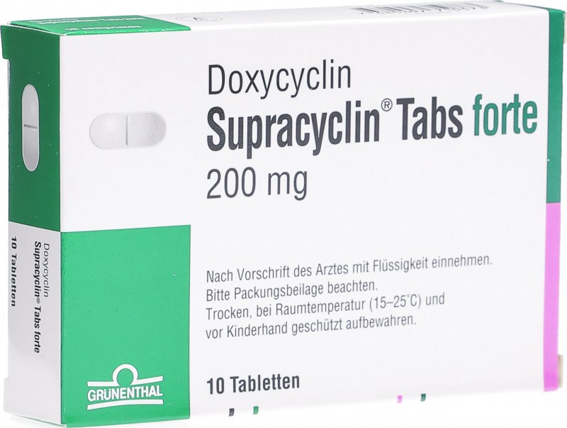 doxycyclin 100 mg 10 tabletten