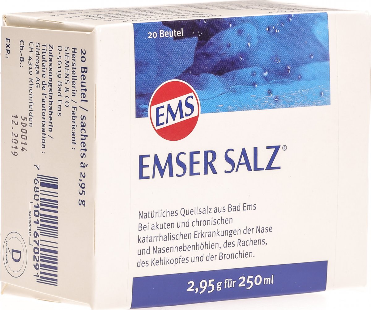 Was Ist Emser Salz Emser Salz Pulver 20x2.95g in der Adler Apotheke