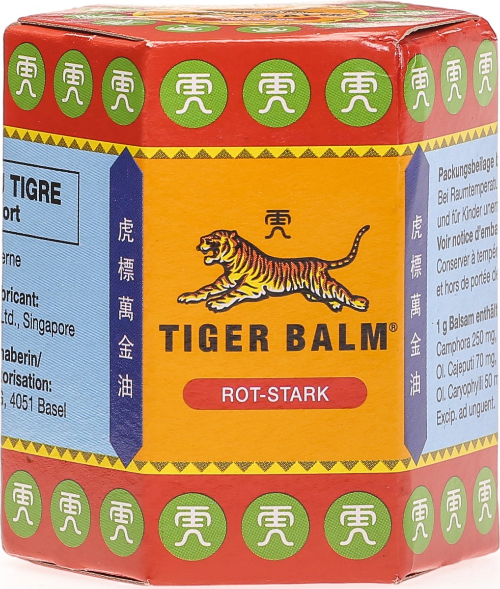 Tiger Balsam Salbe Rot Stark Topf 30g in der Adler Apotheke