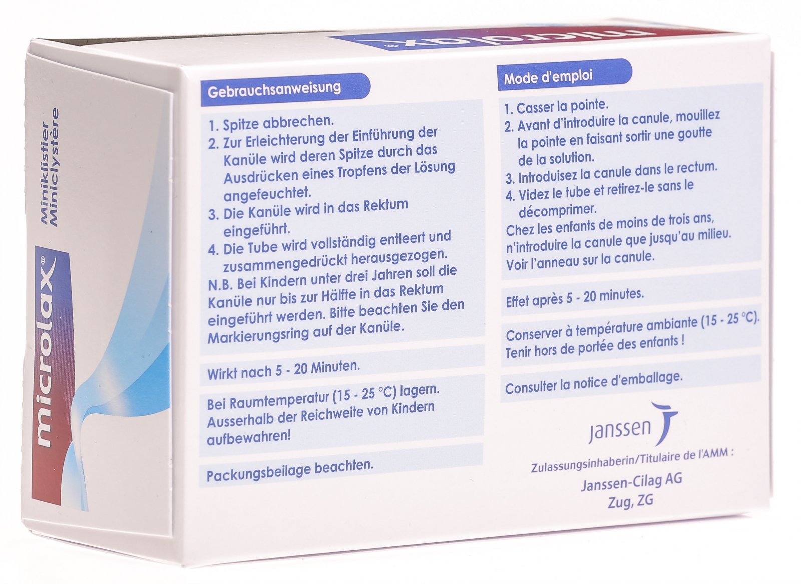 Microlax Klistier 12 Tuben 5ml in der Adler Apotheke