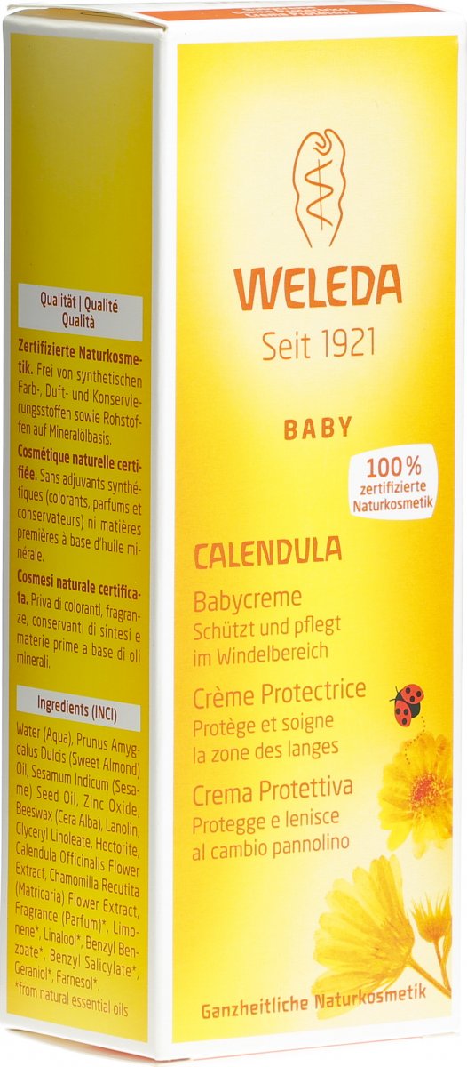 Weleda Creme Bebe Au Calendula Pour Bebe 75ml In Der Adler Apotheke