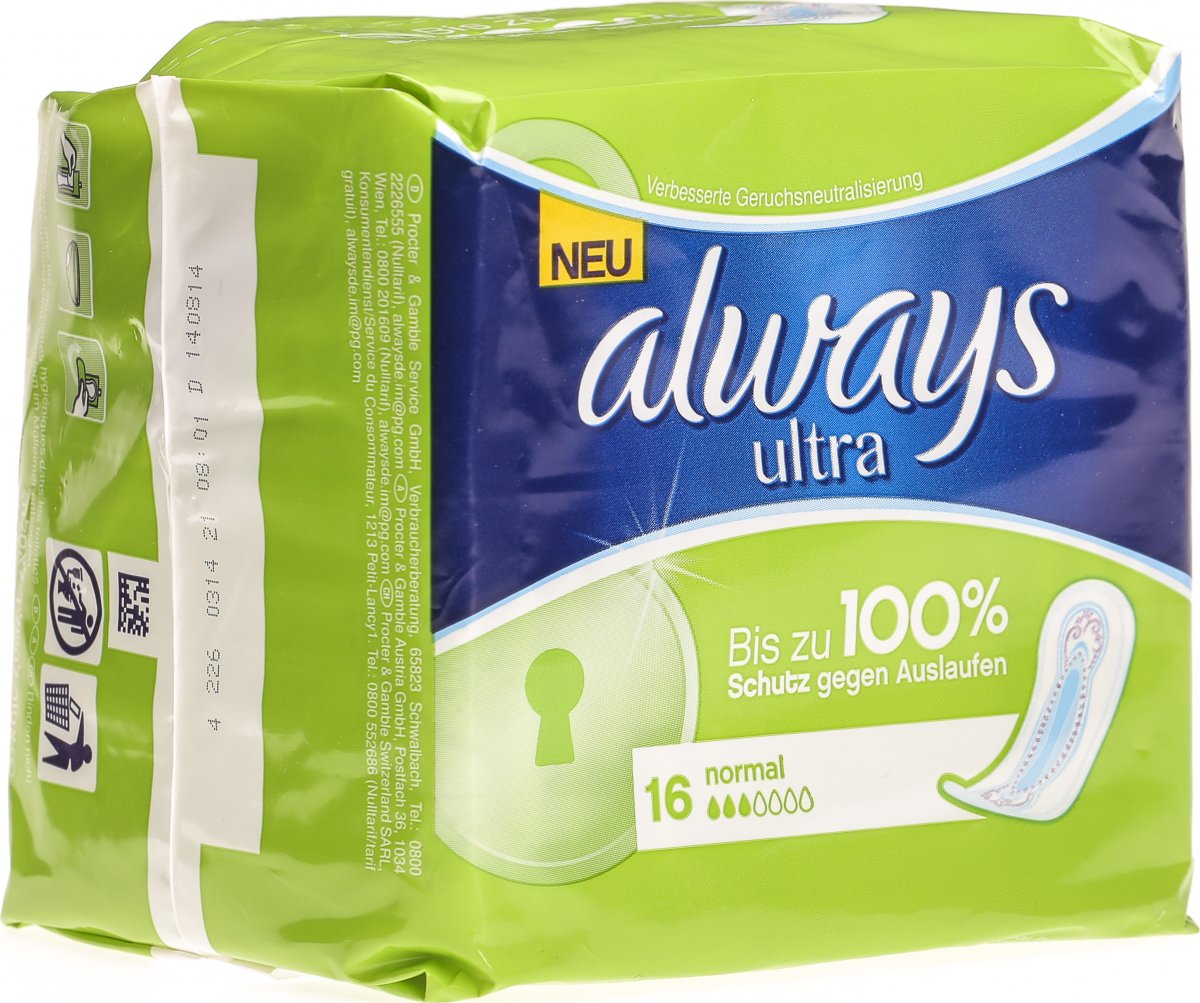 Always Ultra Normal Binde 16 Stück in der Adler Apotheke