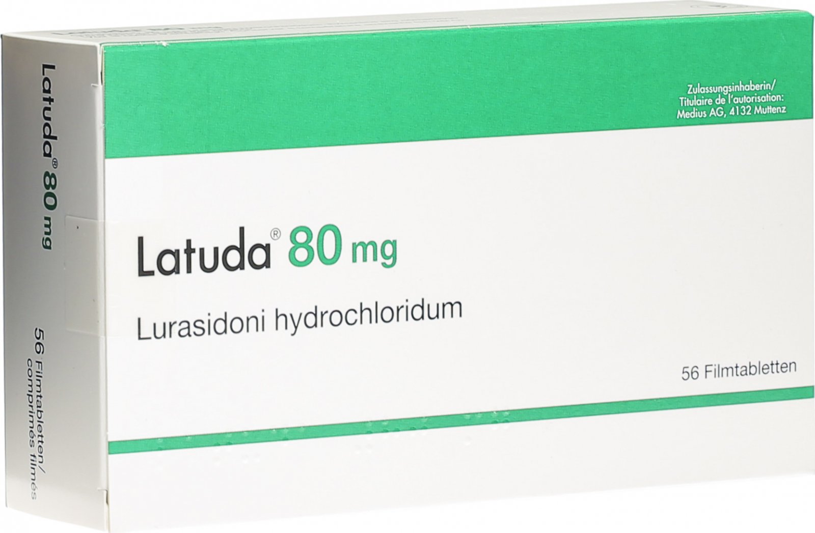 Latuda Filmtabletten 80mg 56 Stück in der Adler Apotheke