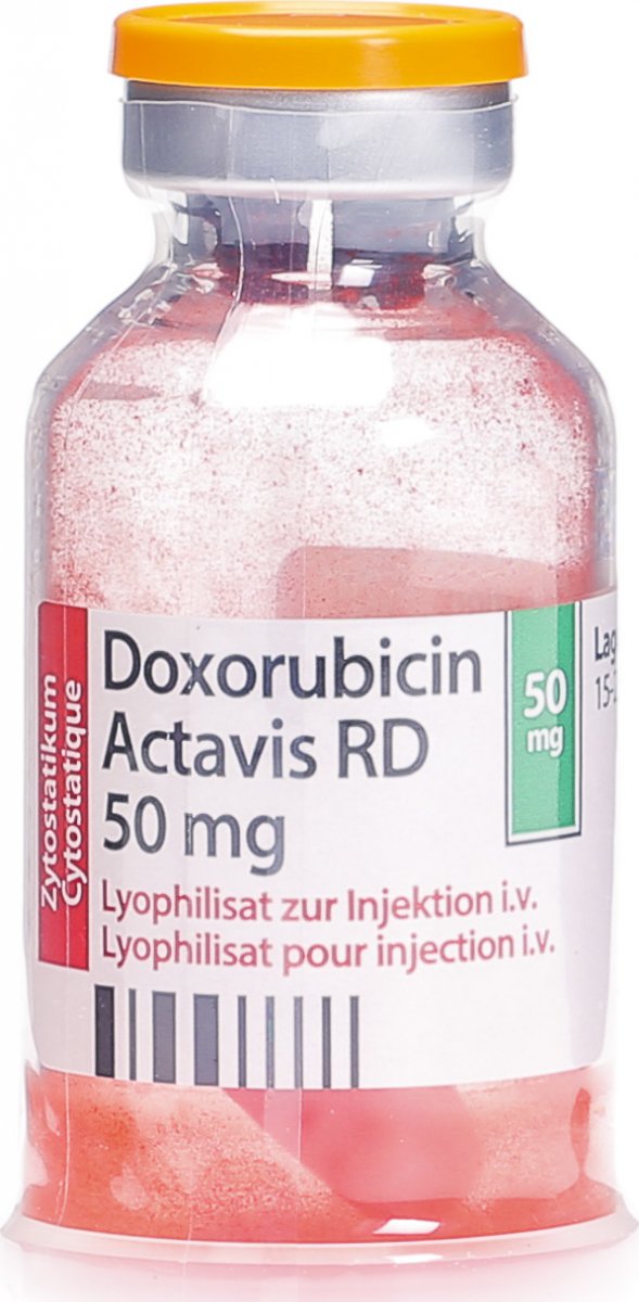 Doxorubicin Actavis Rd 50mg Durchstechflasche in der Adler Apotheke