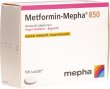Metformin Mepha Lactabs 850mg (neu) 100 Stück