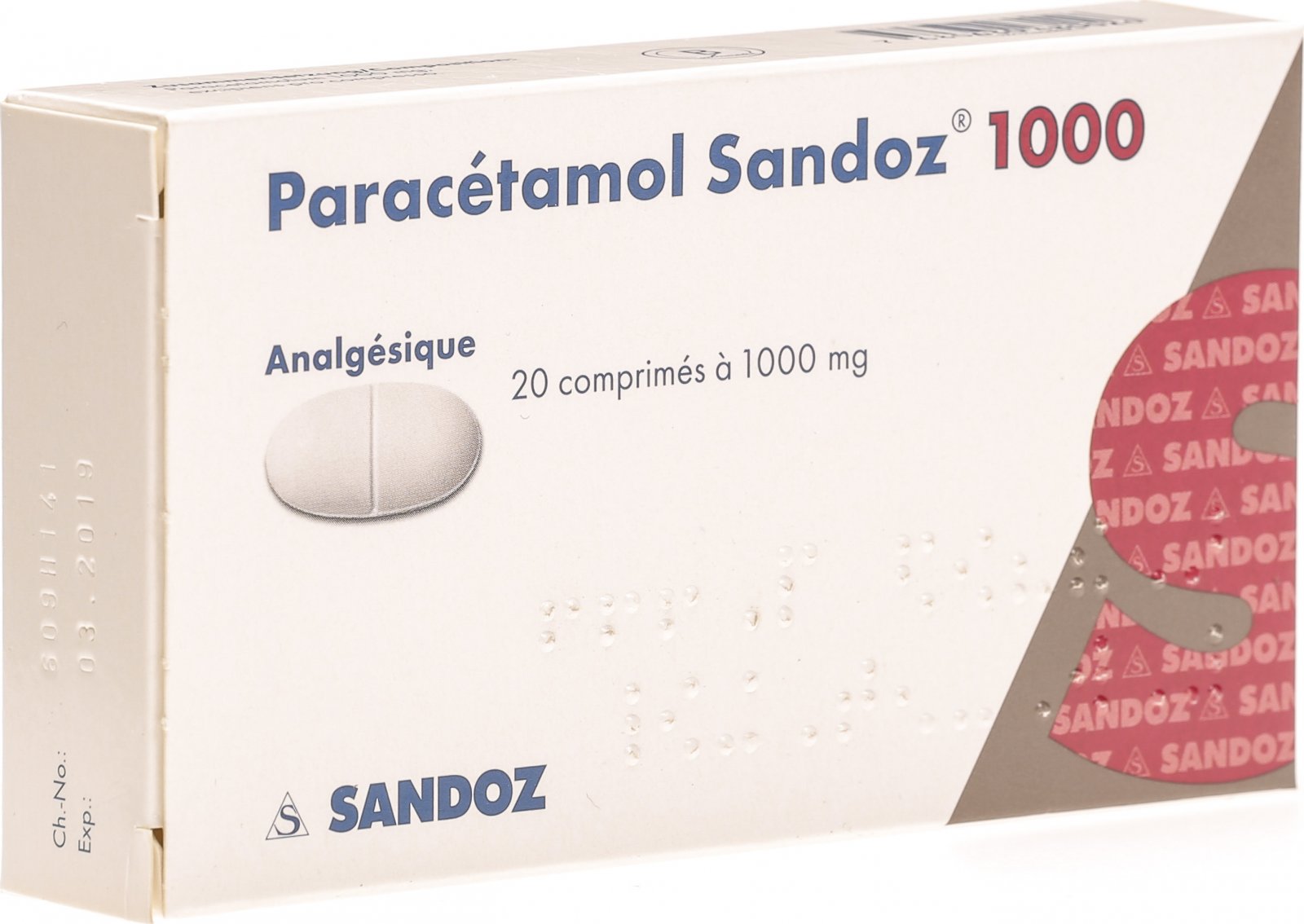 Un Comprimé Contient 1000 Mg De Paracetamol C8h9no2