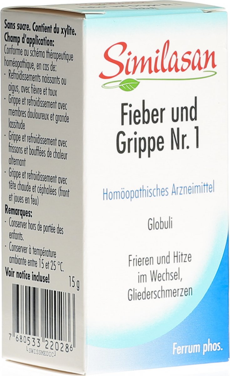 Similasan Fieber Und Grippe Nr 1 Globuli 15g In Der Adler Apotheke