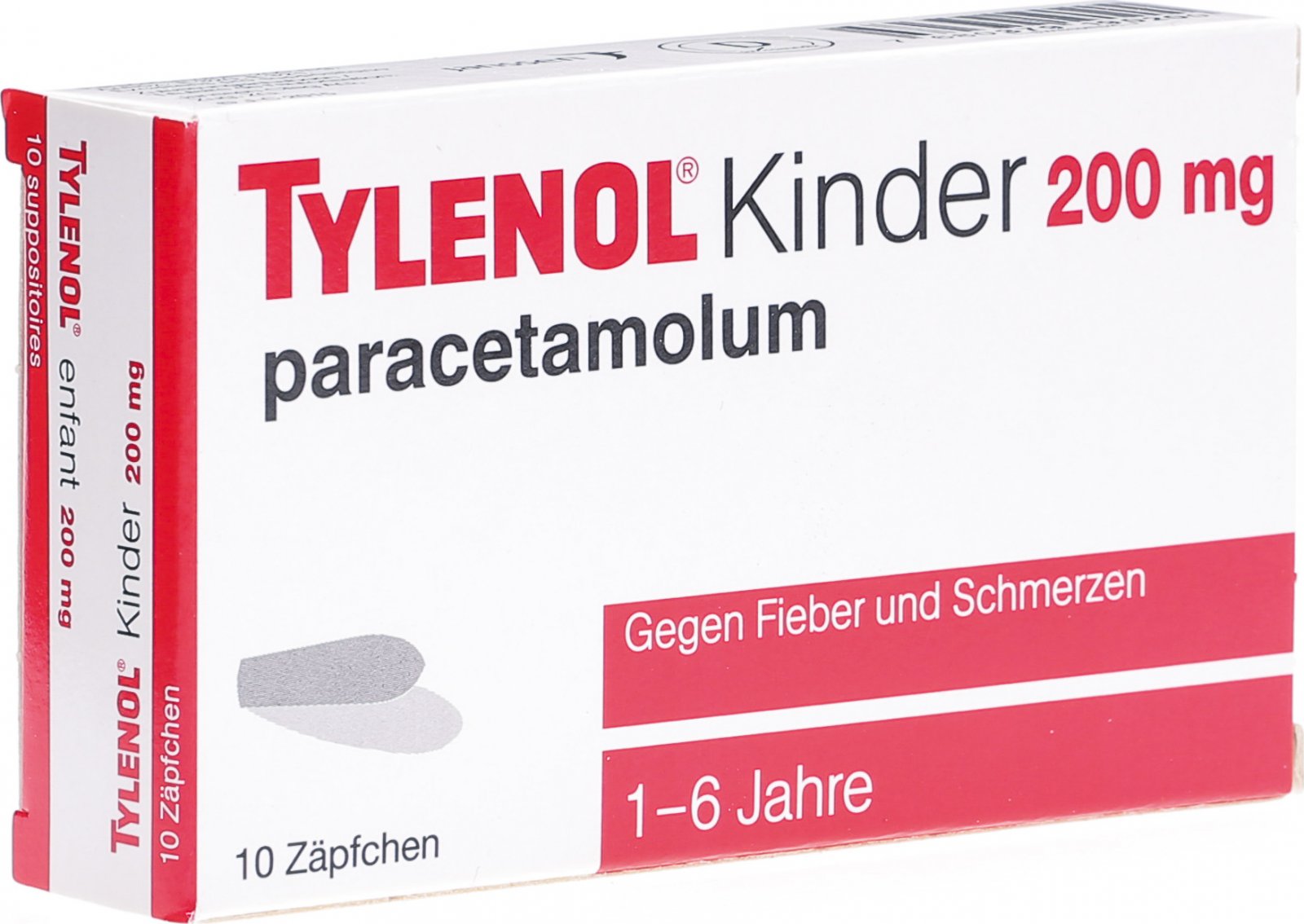 Tylenol 200mg 10 Zapfchen In Der Adler Apotheke