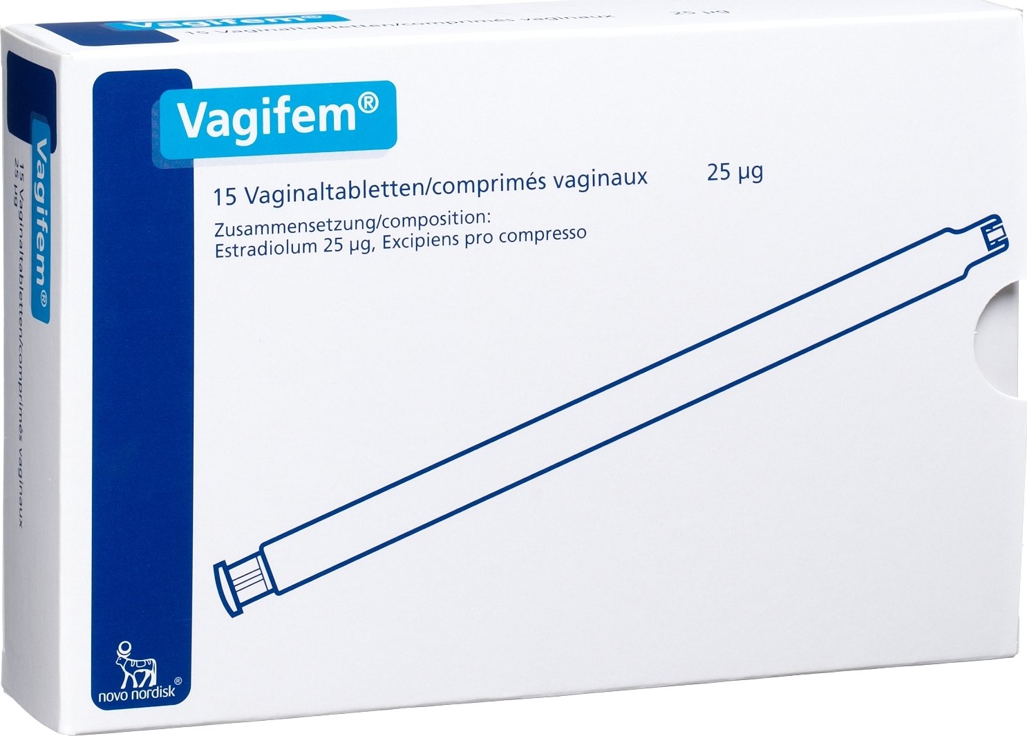 Vagifem Vaginaltabletten 25mcg 15 Stück in der Adler Apotheke