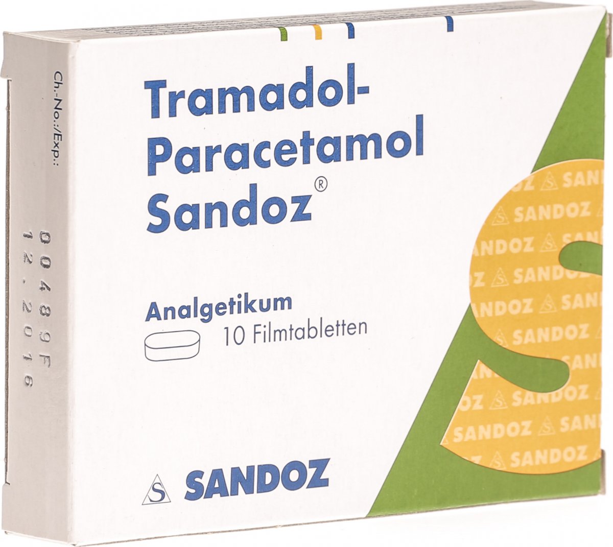 Tramadolparacetamol Sandoz 37.5/325mg 10 Stück in der Adler Apotheke