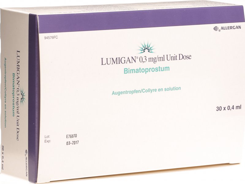 Lumigan Unit Dose Augentropfen 0.3mg/ml 30x 0.4ml in der Adler Apotheke