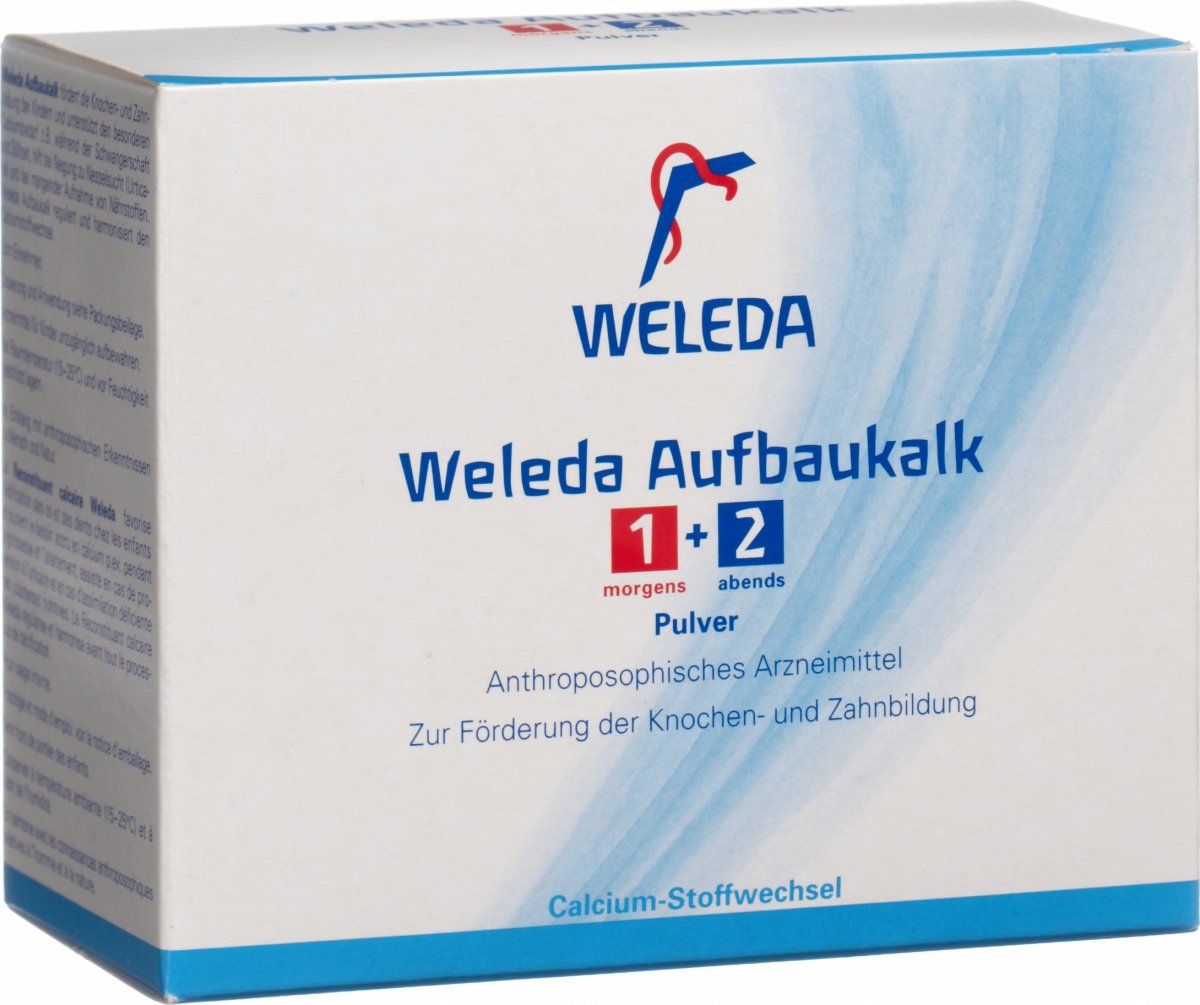 Weleda Aufbaukalk 1+2 Pulver 2x 100g in der Adler Apotheke