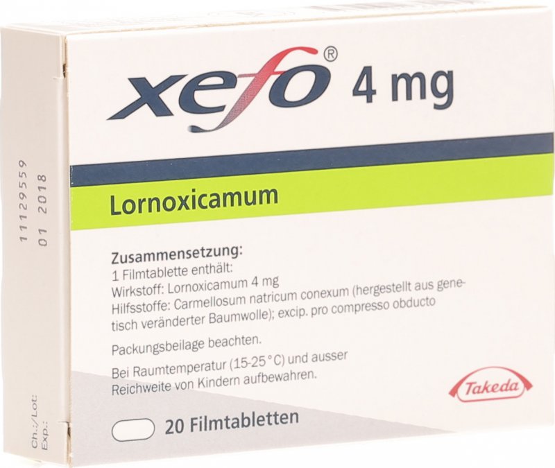 Xefo 4mg 20 Tabletten in der Adler Apotheke