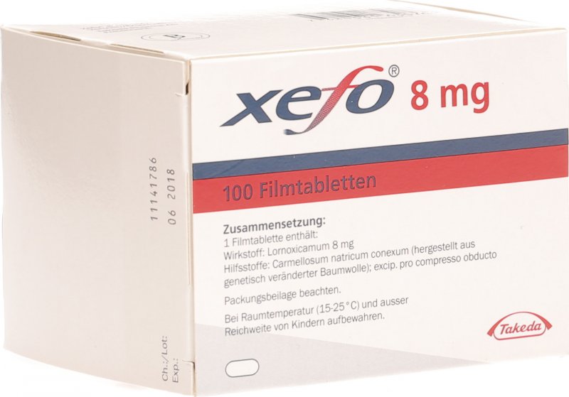 Xefo 8mg 100 Tabletten in der Adler Apotheke