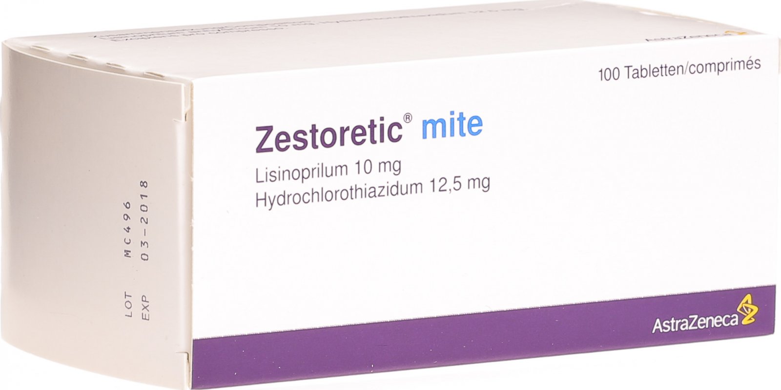 Zestoretic Mite 10/12.5 100 Tabletten in der Adler Apotheke