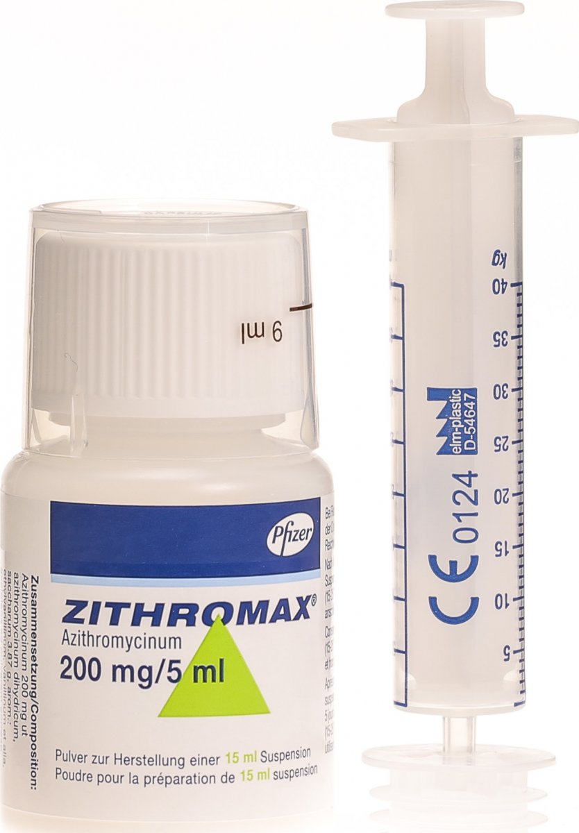 Zithromax 200mg/5ml 15ml Suspension in der Adler Apotheke