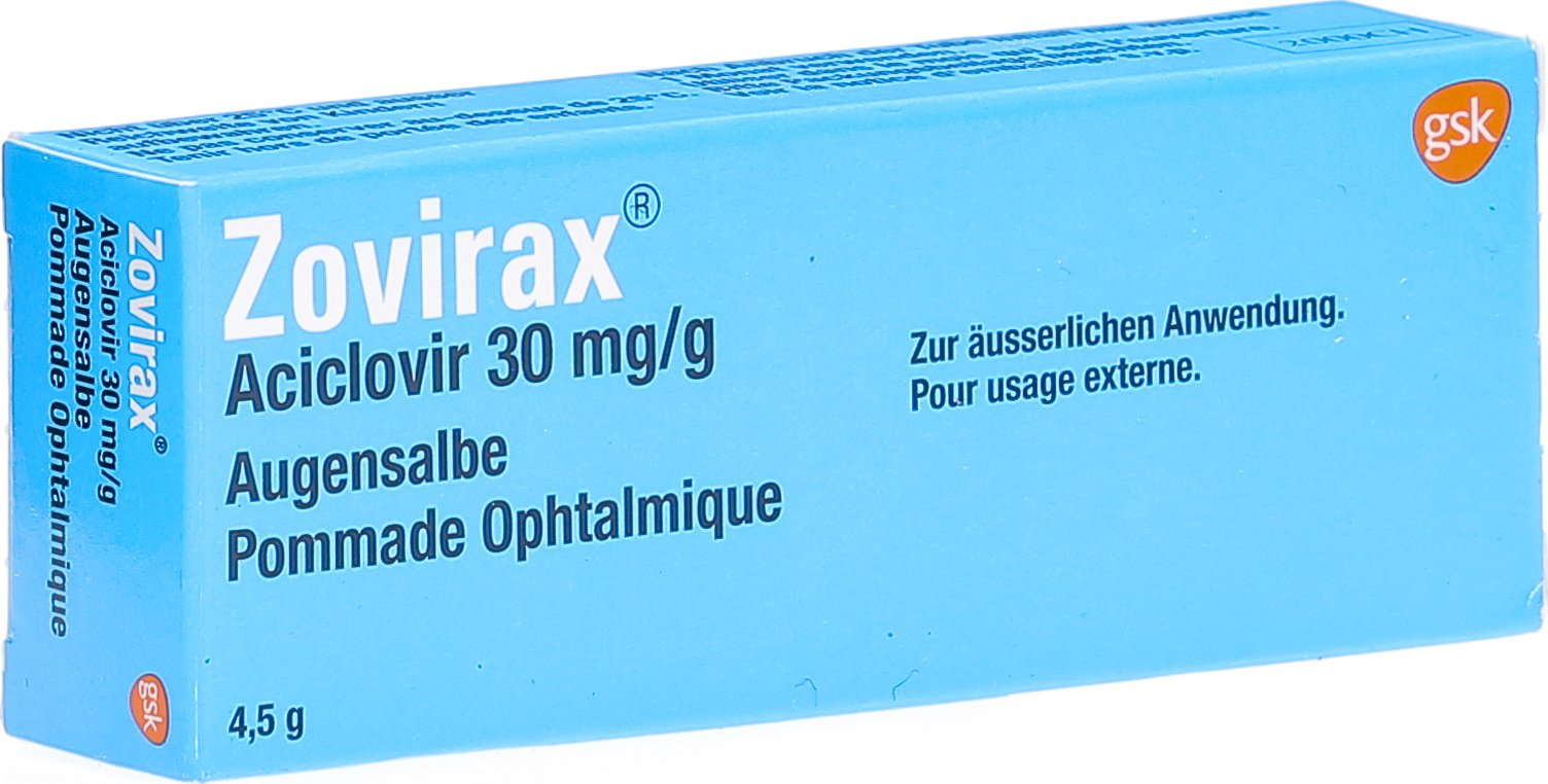 Zovirax Augensalbe 4.5g in der Adler Apotheke