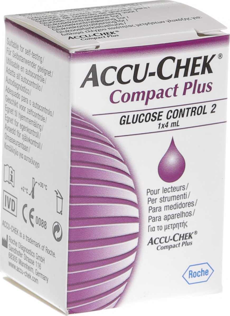 Accu Chek Compact Plus Glucose Control 4ml in der Adler Apotheke