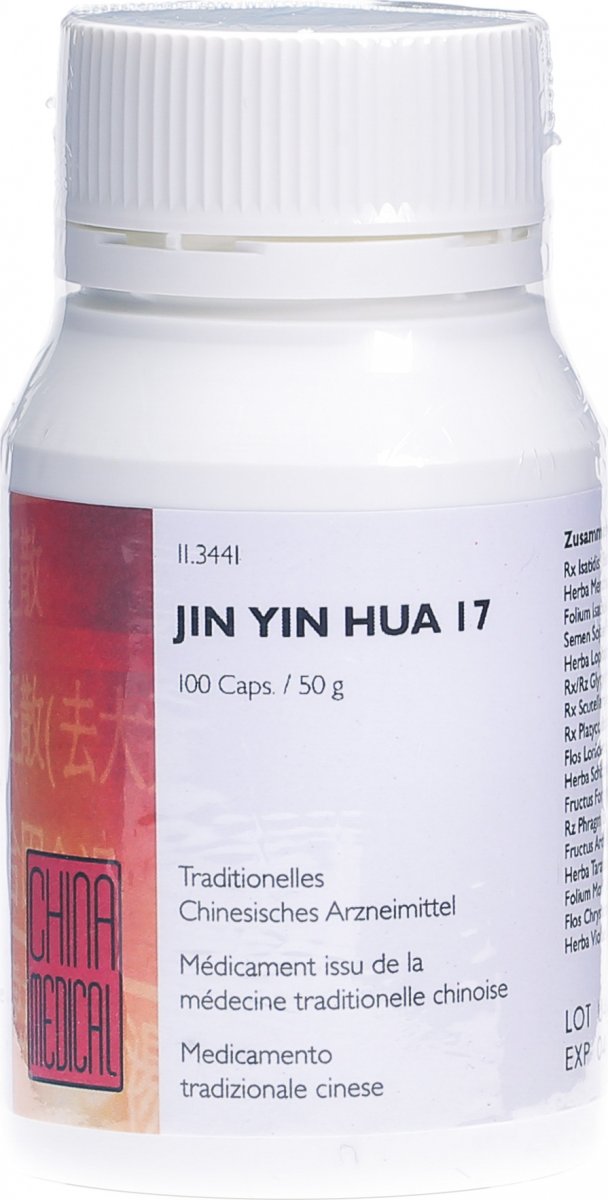 Chinamedical Jin Yin Hua 17 Kapseln 100 Stück in der Adler Apotheke