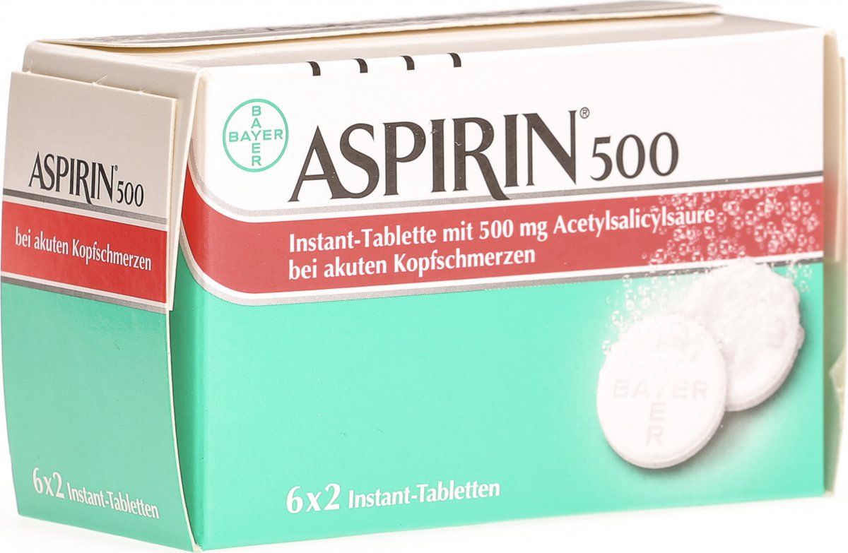 Aspirin Migräne 500mg 6x2 Brausetabletten in der Adler Apotheke