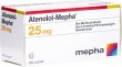 Produktbild von Atenolol Mepha 25 Lactabs 25mg 100 Stück