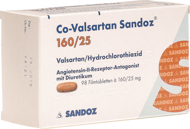 Valsartan 160 Mg Sandoz