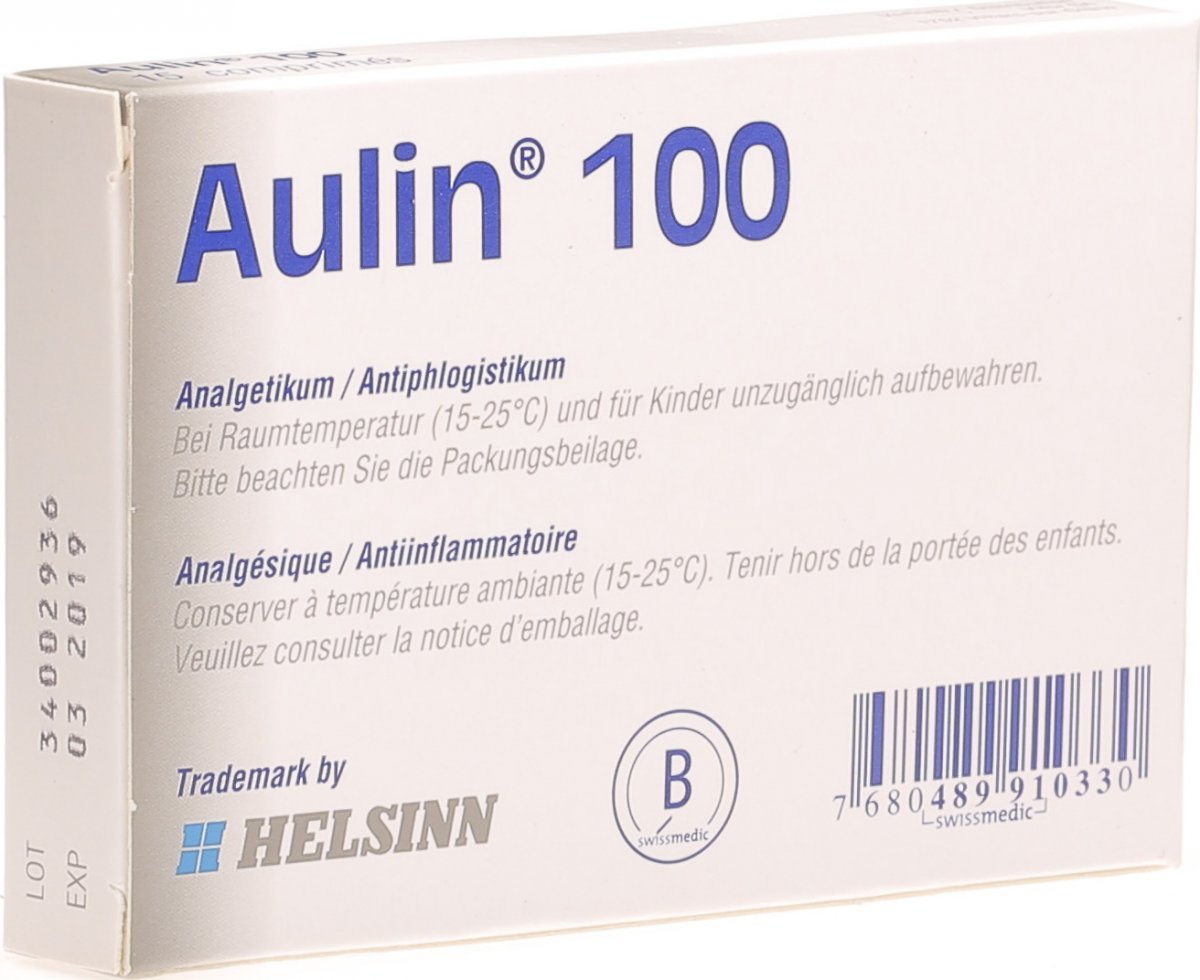Aulin 100 Tabletten 100mg 15 Stück in der Adler Apotheke