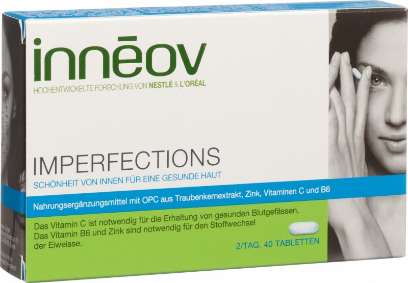 Inneov Unreine Haut Tabletten 40 Stück in der Adler Apotheke