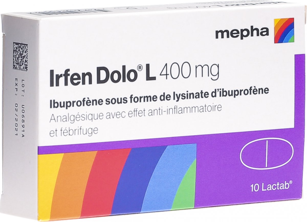 Irfen Dolo L 400mg 10 Tabletten in der Adler Apotheke