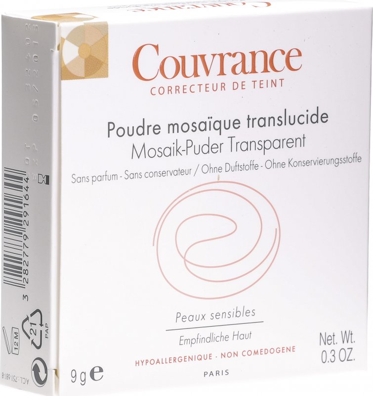 Avène Couvrance Mosaik Puder Transparent in der Adler Apotheke