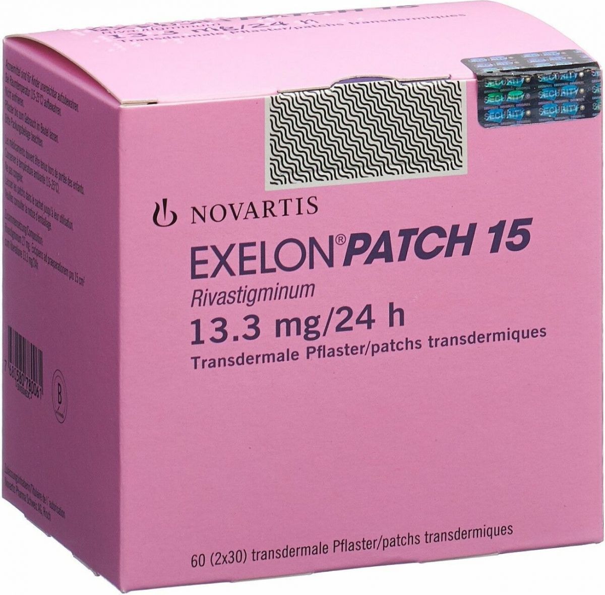 Exelon Patch 15 Matrixpfl 13.3 Mg/24h 60 Stück in der Adler Apotheke