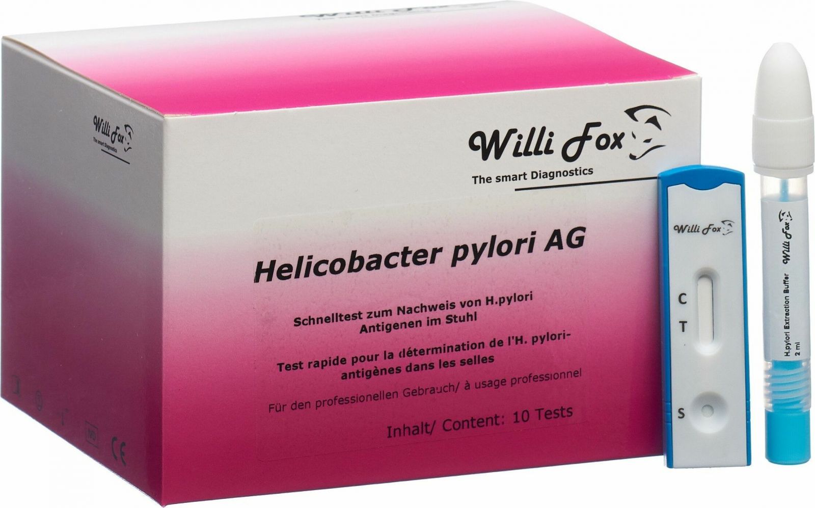 Willi Fox Helicobacter Pylori Stuhl Test 10 Stuck In Der Adler Apotheke